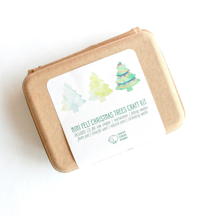 Mini Christmas Tree Felting Craft Kit