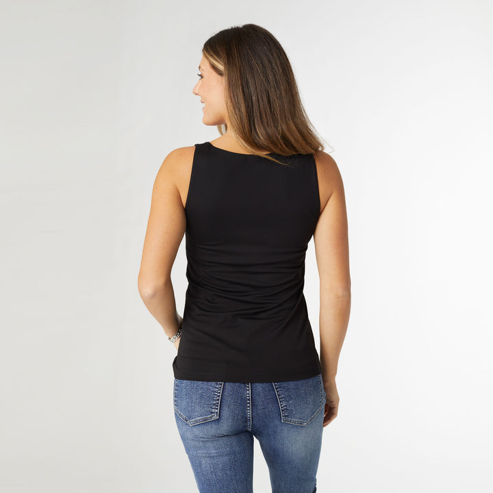 Marta Double Layer Scoop Neck Tank