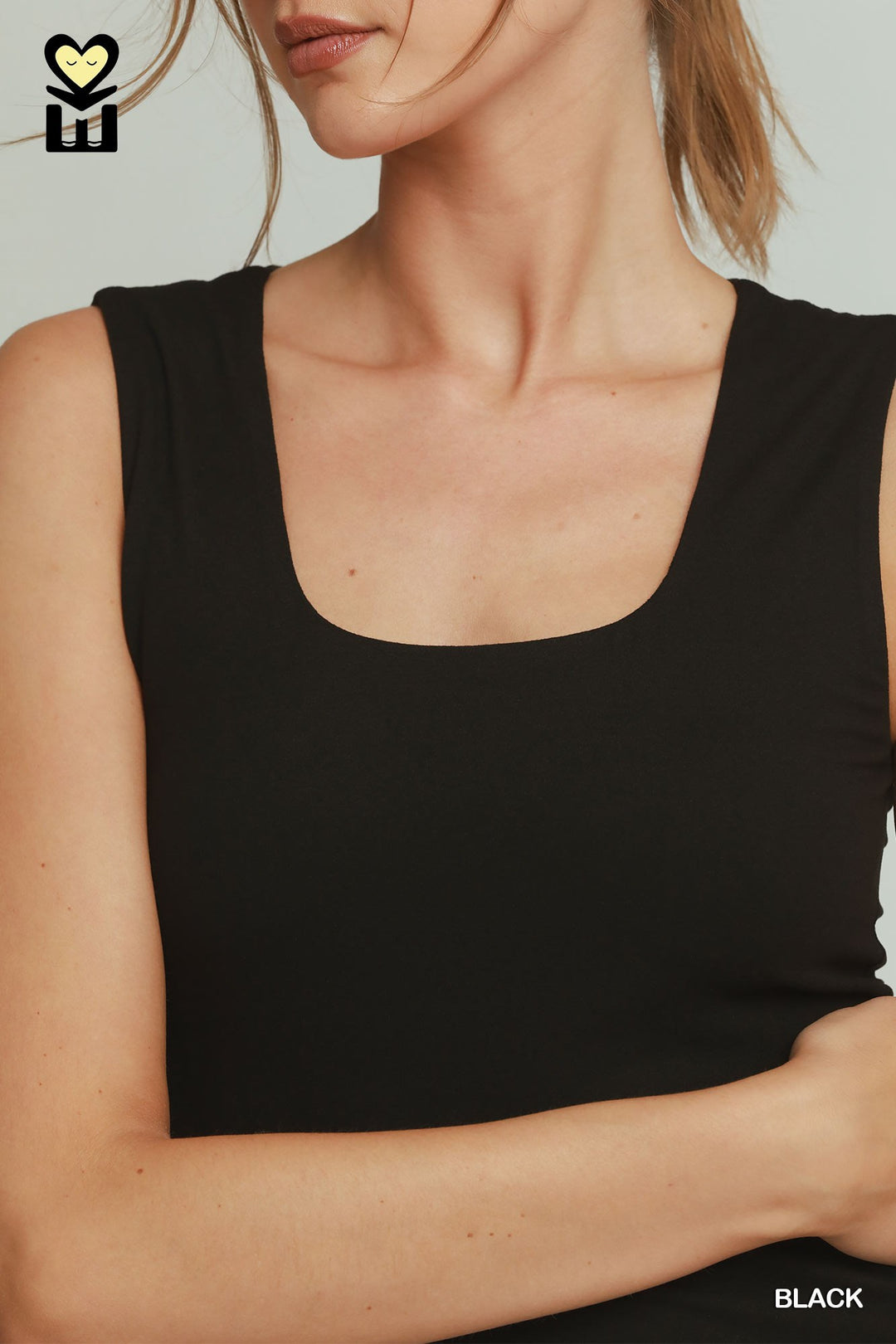 PULSEKNIT Double Lined Scoop Neck Camisole