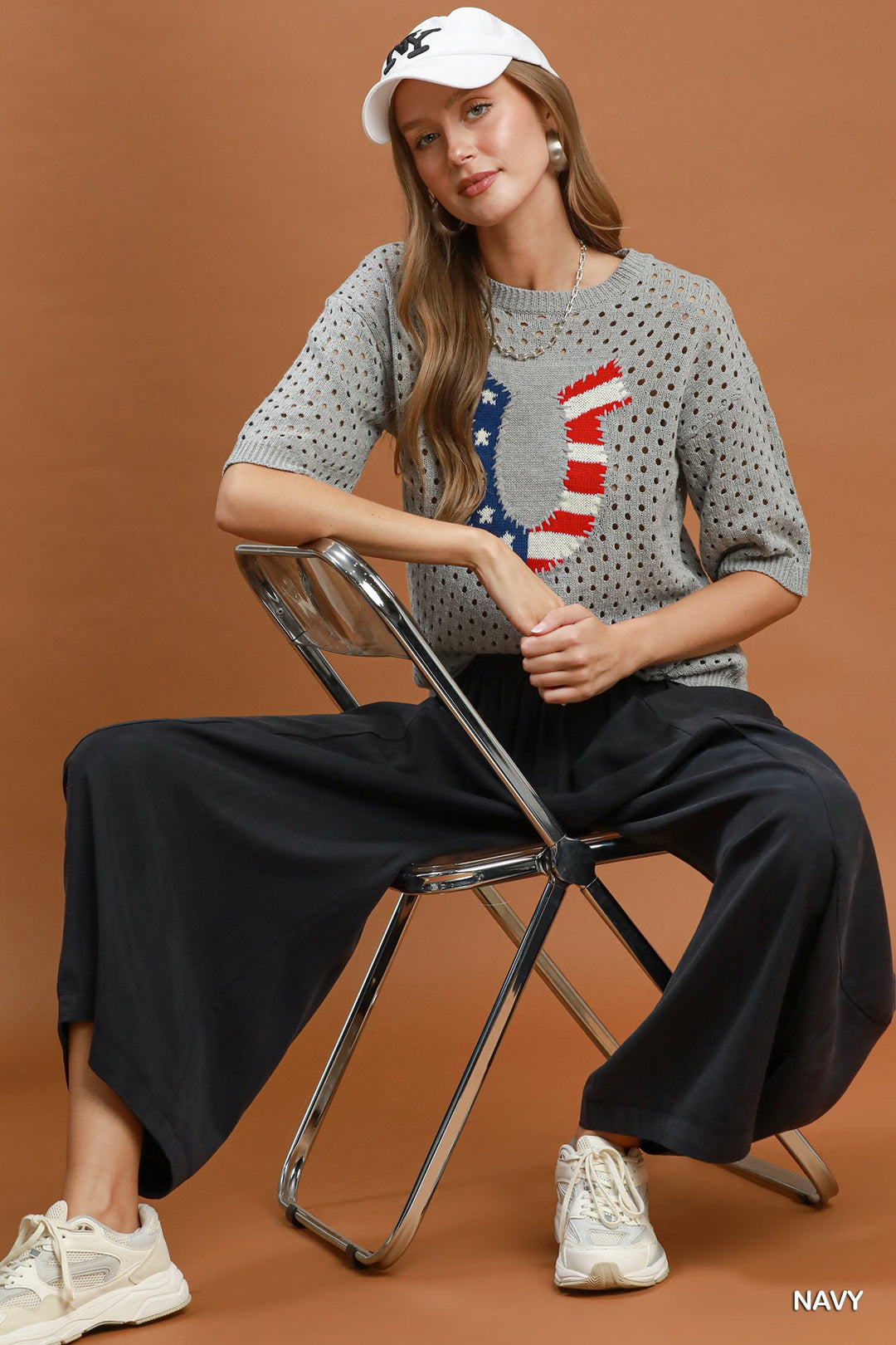 Solid Barrel Wide Leg Pants