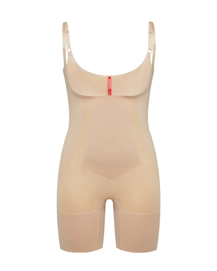 Oncore Open-Bust Mid-Thigh Bodysuit