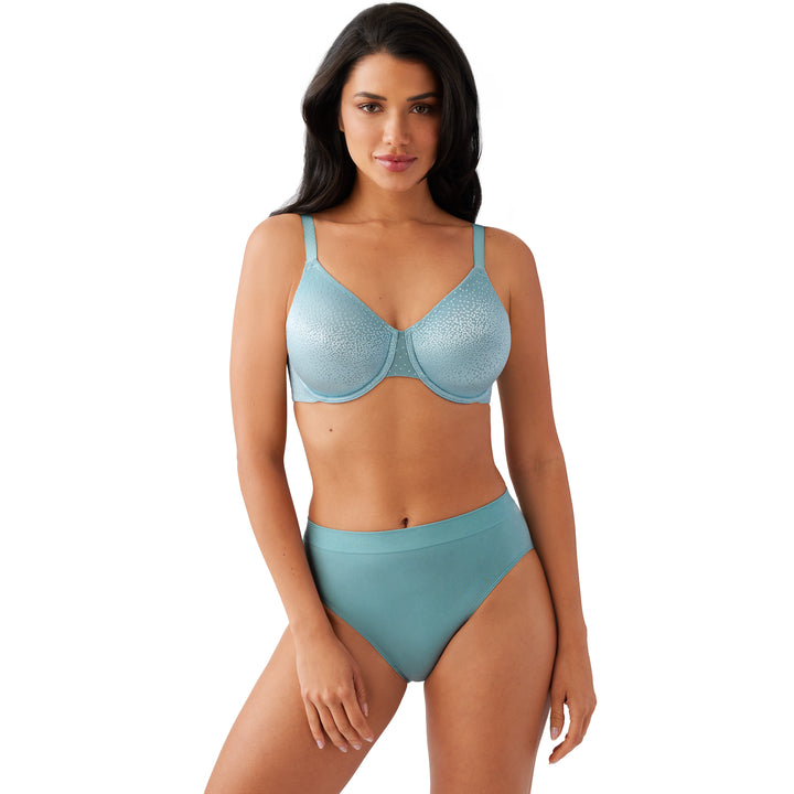 Back Appeal Underwire Bra / Stone Blue