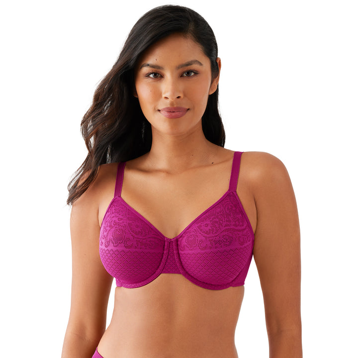 Visual Effects Underwire Soft Cup T-Shirt Bra / Carnevale Pink / 857210