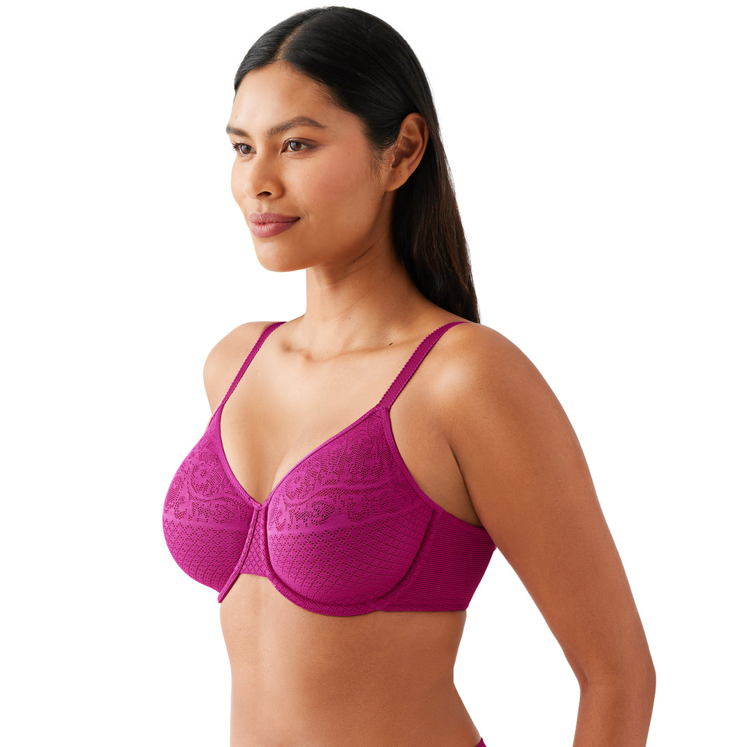 Visual Effects Underwire Soft Cup T-Shirt Bra / Carnevale Pink / 857210