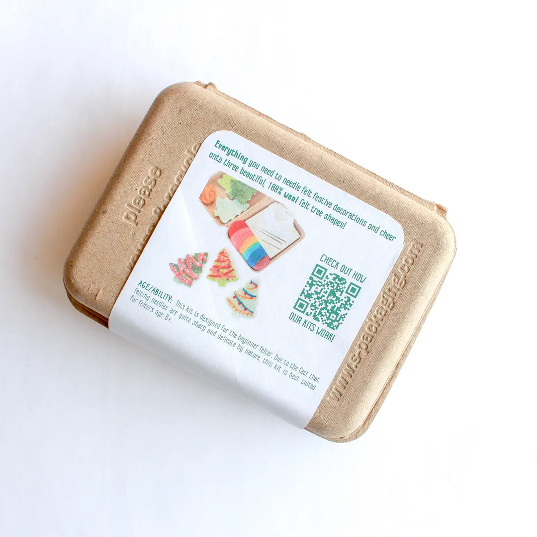 Mini Christmas Tree Felting Craft Kit