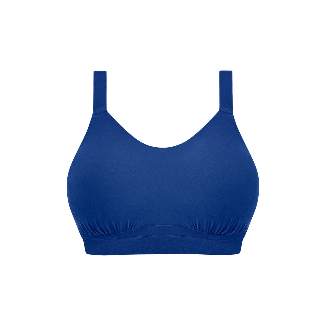 Downtime French Navy Wireless Bralette