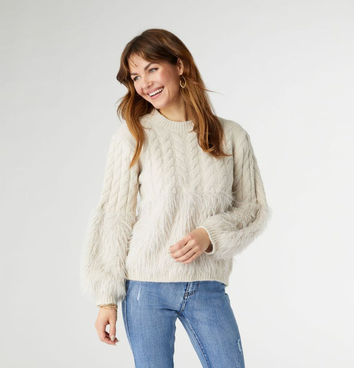 Dorina Faux Fur Sweater