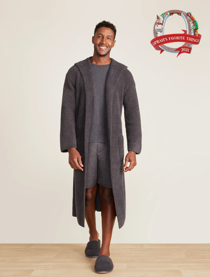 CozyChic Ribbed Hooded Robe