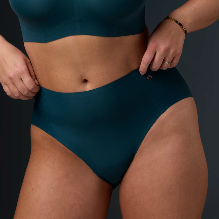Deep Tide High-Waisted Retro Bikini