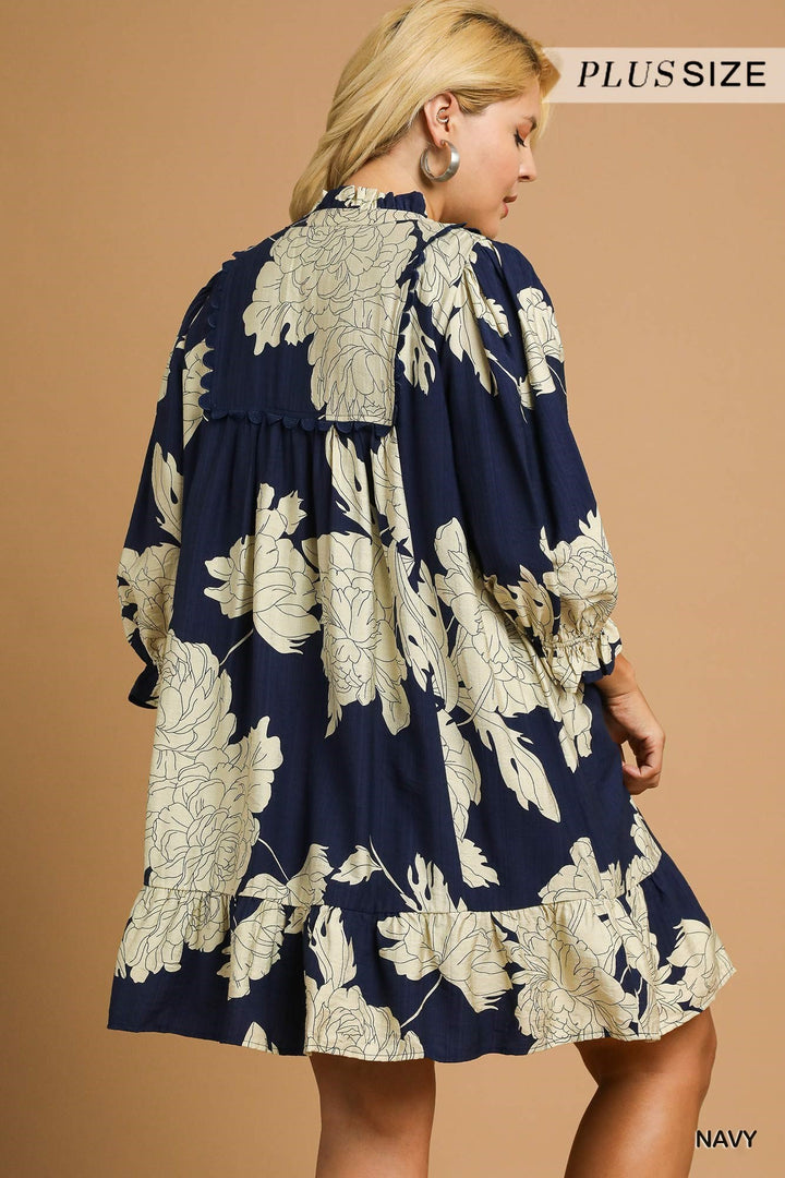 Floral Tiered Babydoll Dress