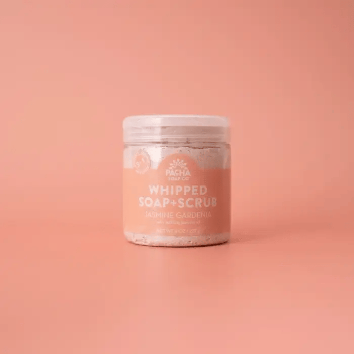 Jasmine Gardenia Whipped Soap + Scrub